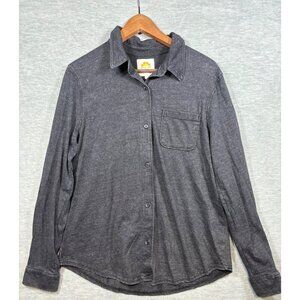 C&C California Long Sleeve Charcoal Shirt L Cotton/Polyester‎ Casual Wear
